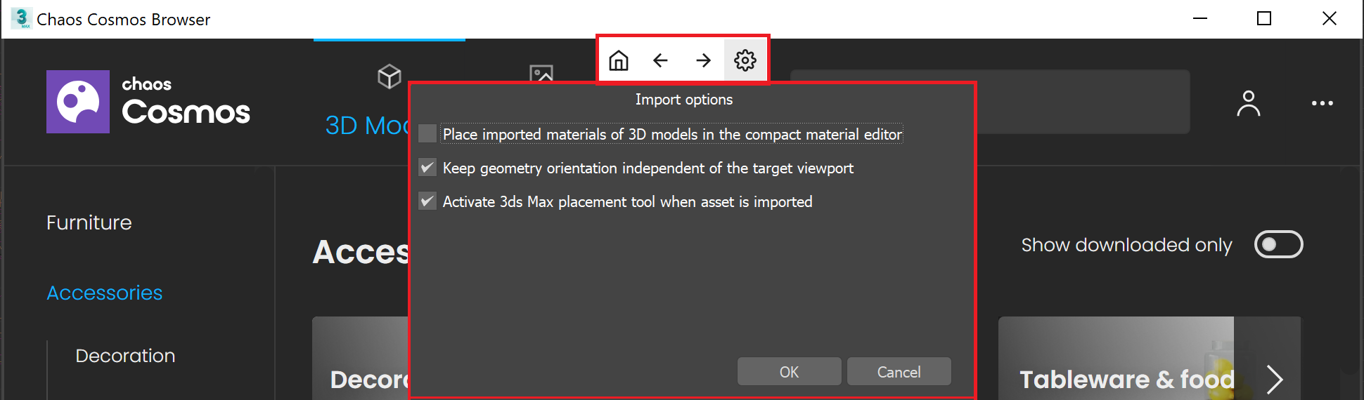 images/download/attachments/68950513/Max3ds2021_VRay5_CosmosBrowser_Navigationbar_SettingsOptions1.png